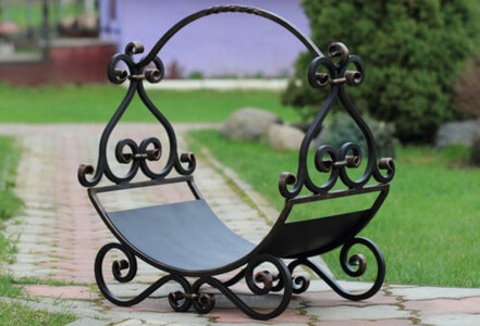 Кованая дровница Кованая дровница